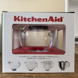 KitchenAid 5 Qt Glass Bowl