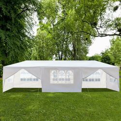 10 x 30 Wedding Canopy BBQ Party Event Tent w/ 8 removeable walls!