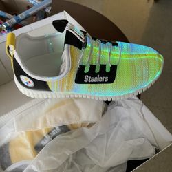 8 Mensw Size NFL Steelers Light Up Shoes
