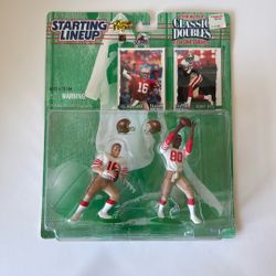 1997 Starting Lineup Classic Doubles  Jerry Rice, Joe, Montana