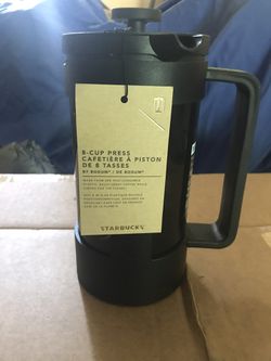 8 cups Starbucks coffee press by Bodum