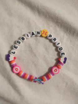 Handmade Lesbian Pride Friendship Bracelet