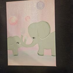 Elephants Painting