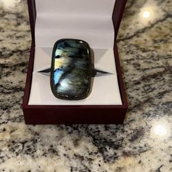 Labradorite Ring - Size 7.5