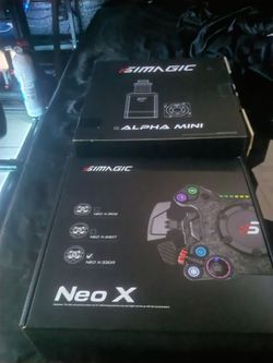 Sim racing bundle steering wheel and base 12 nm simagic simulator