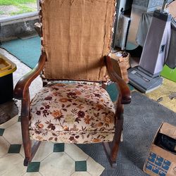 Antique Rocking Chair  Price Lowered. Still Available As Of  3/26