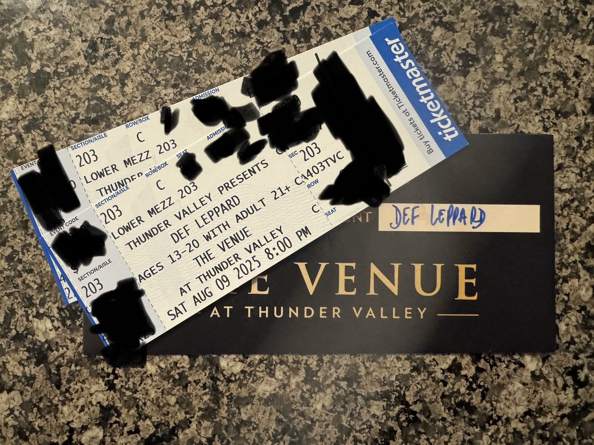 Def Leppard Concert Tickets (2)