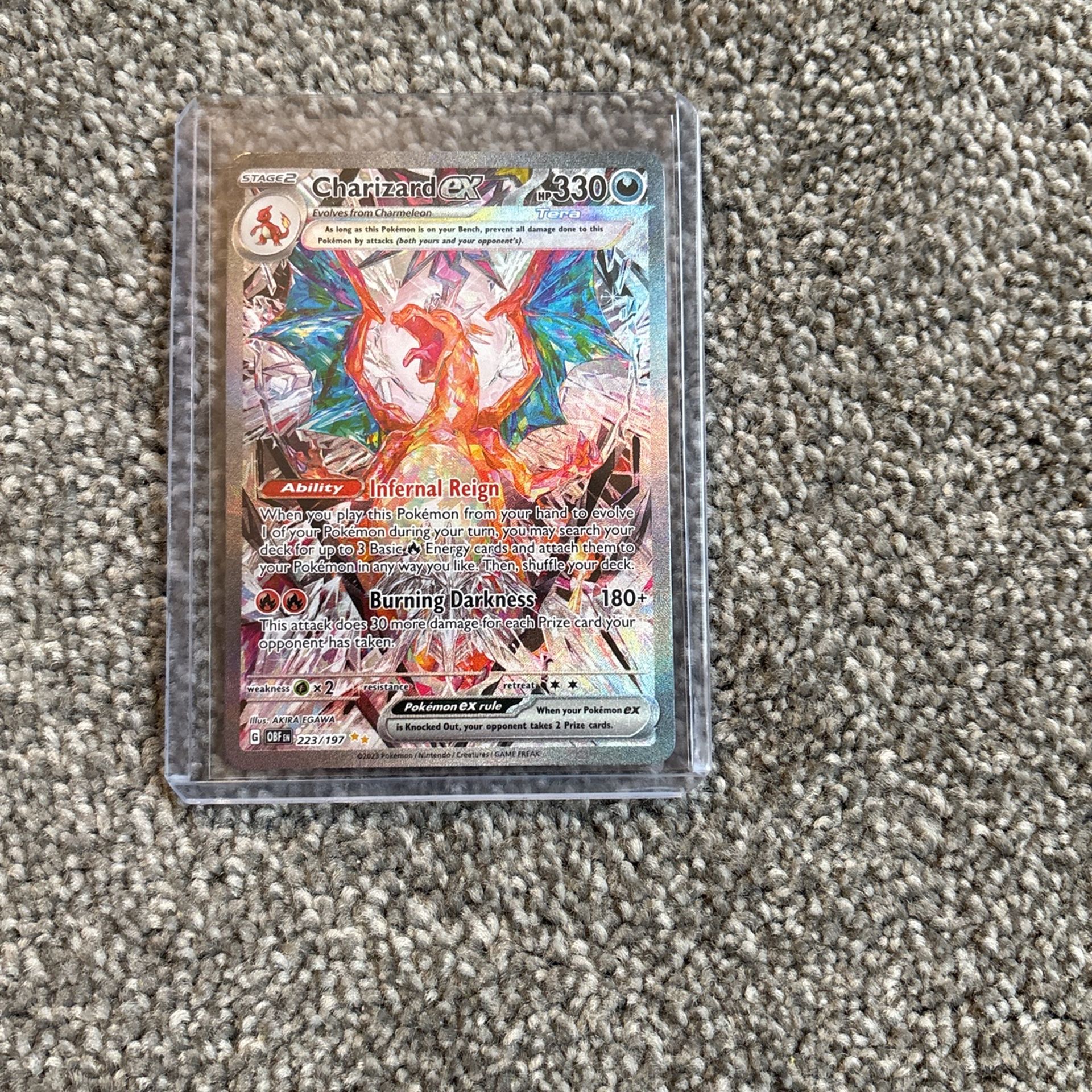Charizard Ex SIR Obsidian Flames