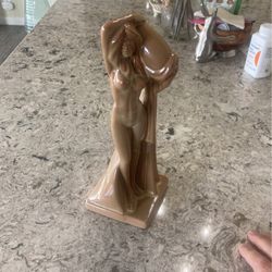Vintage Lady  Statue Frankoma 