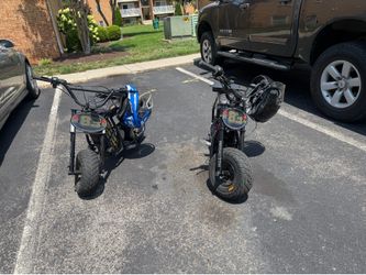 Two Electric Minibikes