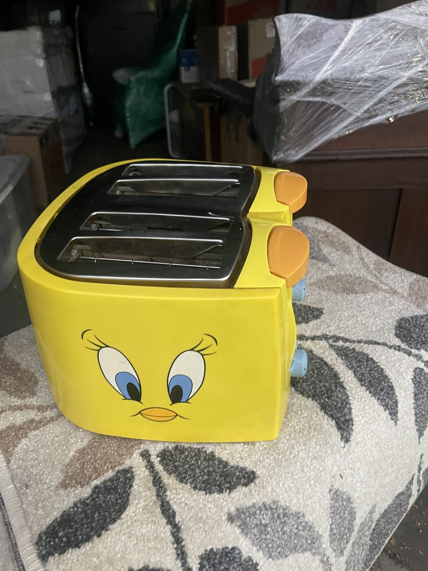 Vintage, tweety, bird, toaster
