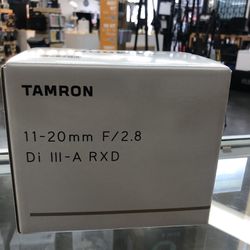Tamron 11-20 2.8 Sony E 