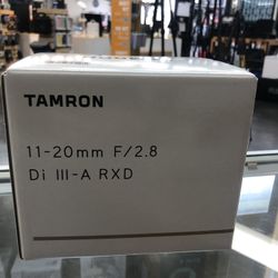 Tamron 11-20 2.8 Sony E
