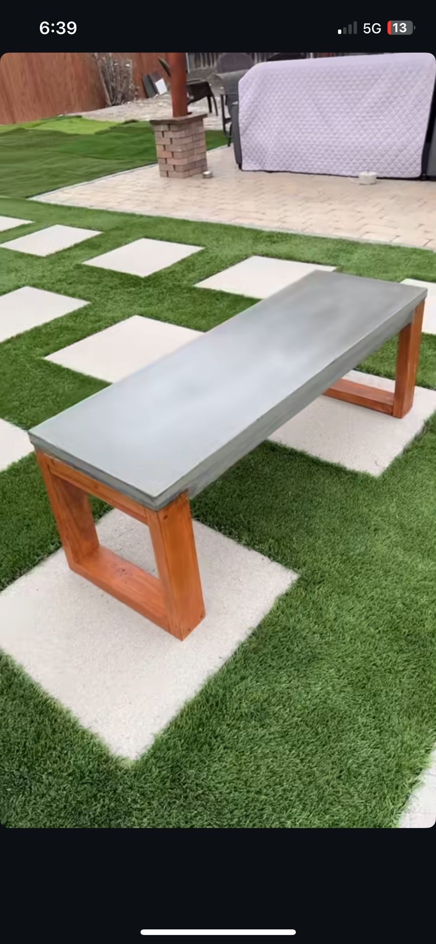 Concrete Bench