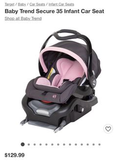 Baby Trend Secure 35 Infant Car Seat for Sale in Bakersfield, CA - OfferUp