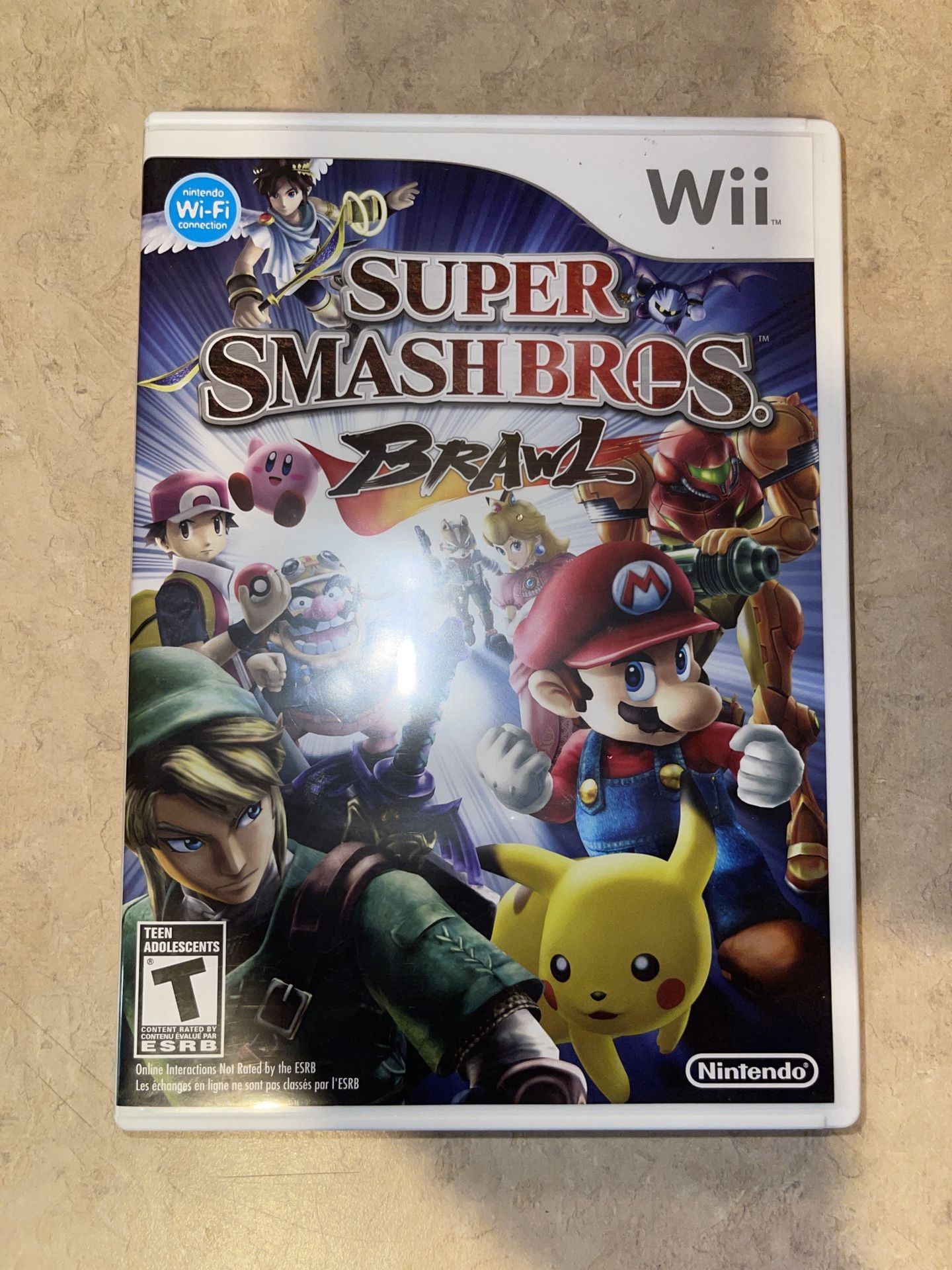 Nintendo Wii Game’s Super Smash Bros Brawl Punch-Out Mario Kart