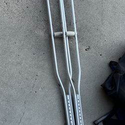 Mc Kesson aluminum crutches