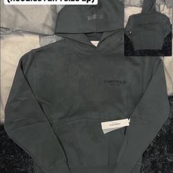 Black Essentials Hoodie