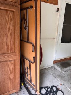 6 foot wood folding table