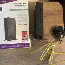 N600 Wi-Fi Cable Modem Router 