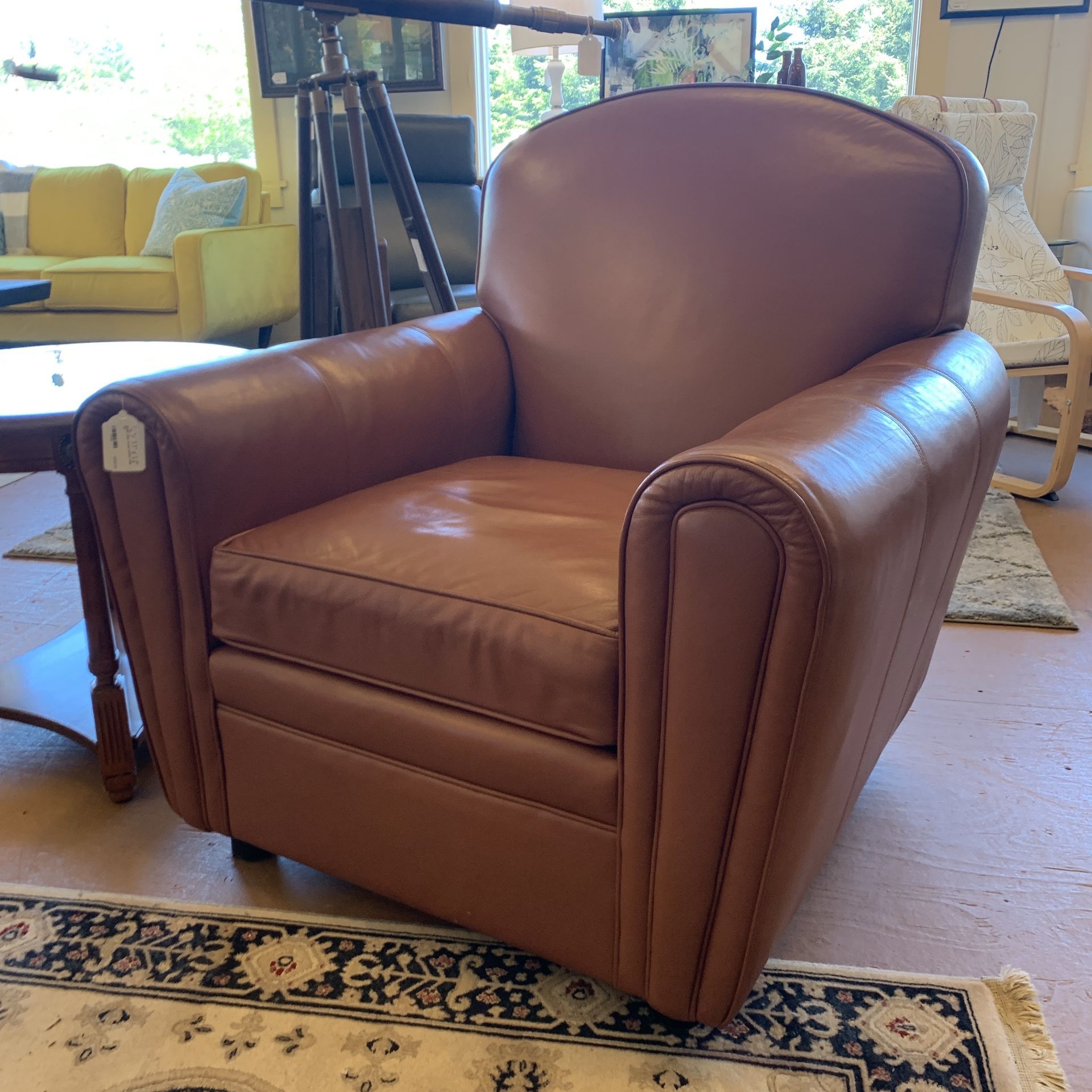 Etahn Allen Carmel Leather Chair