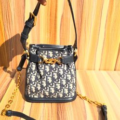 C D Navy Blue MINI Bag