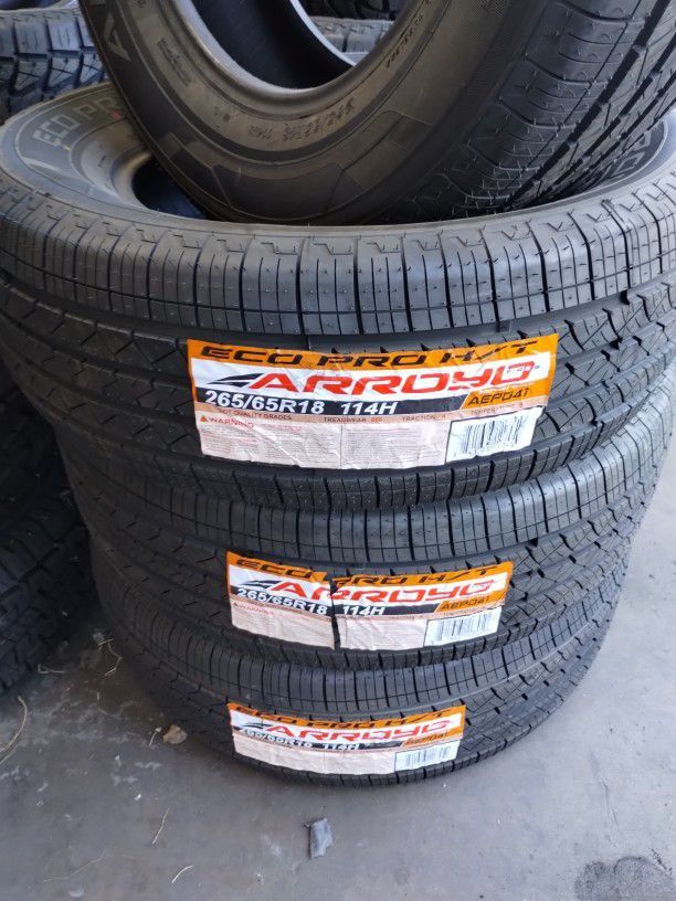 tires 265 65 18 new