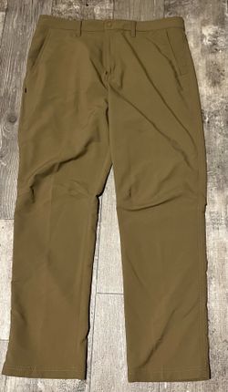 Alpine Design Trailhead Tech Pants Men 38x30 Brown Straight Leg Stretch Mid Rise