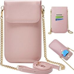 Women Cell Phn Purse With Chain Shoulder Strap