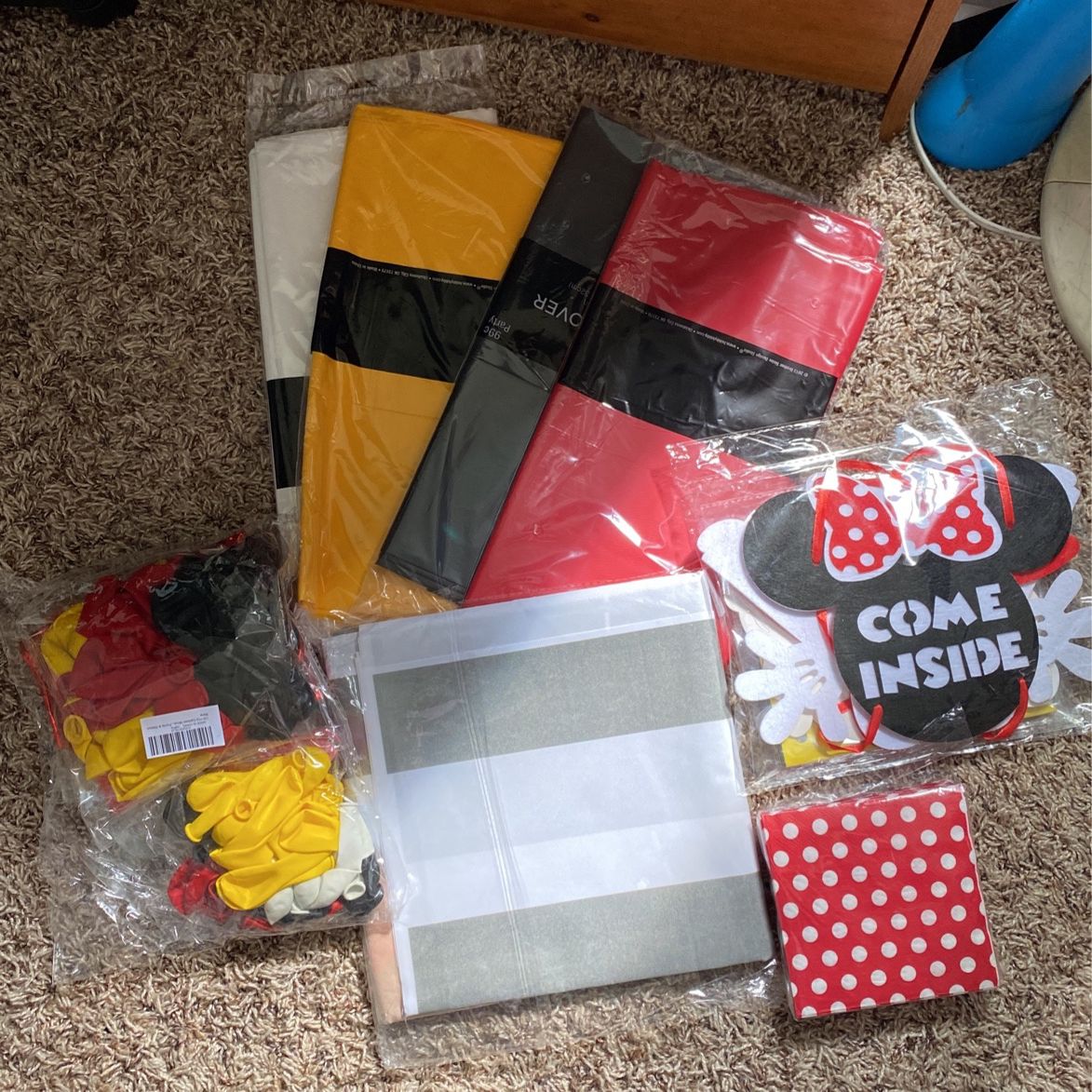 Mickey/Minnie Birthday Supplies