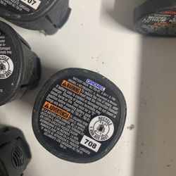 Used Dremel batteries 