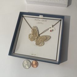 Vintage Butterfly Necklace Bella Jack