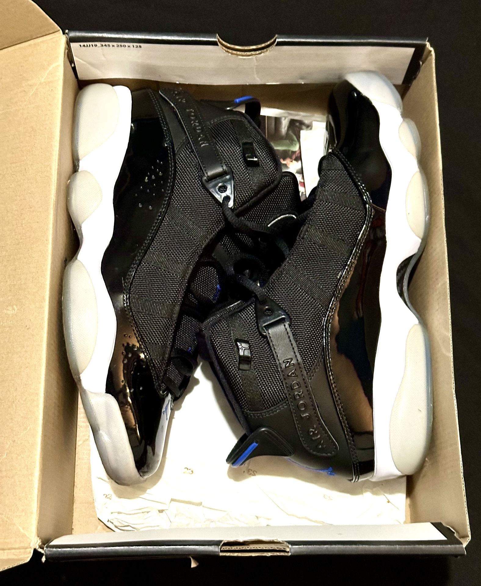Air Jordan 6 Rings Space Jam Men’s Size 10 Black
