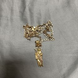 14k Gold With Pendant 26 Inch