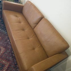 Genuine Leather Couch For Sale