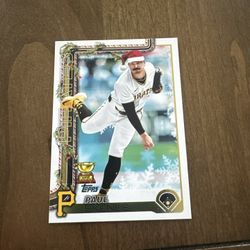 2025 Topps Holiday Paul Skenes 