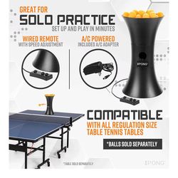 Ipong Tennis Table Robot Trainer