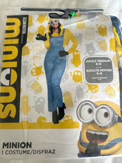 Minions Women Costume Size Medium