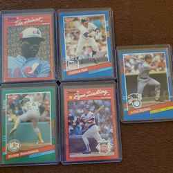 MLB Baseball Cards Error Lot 