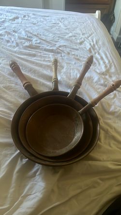 Vintage hand made cooper cook ware (high craftsmanship)