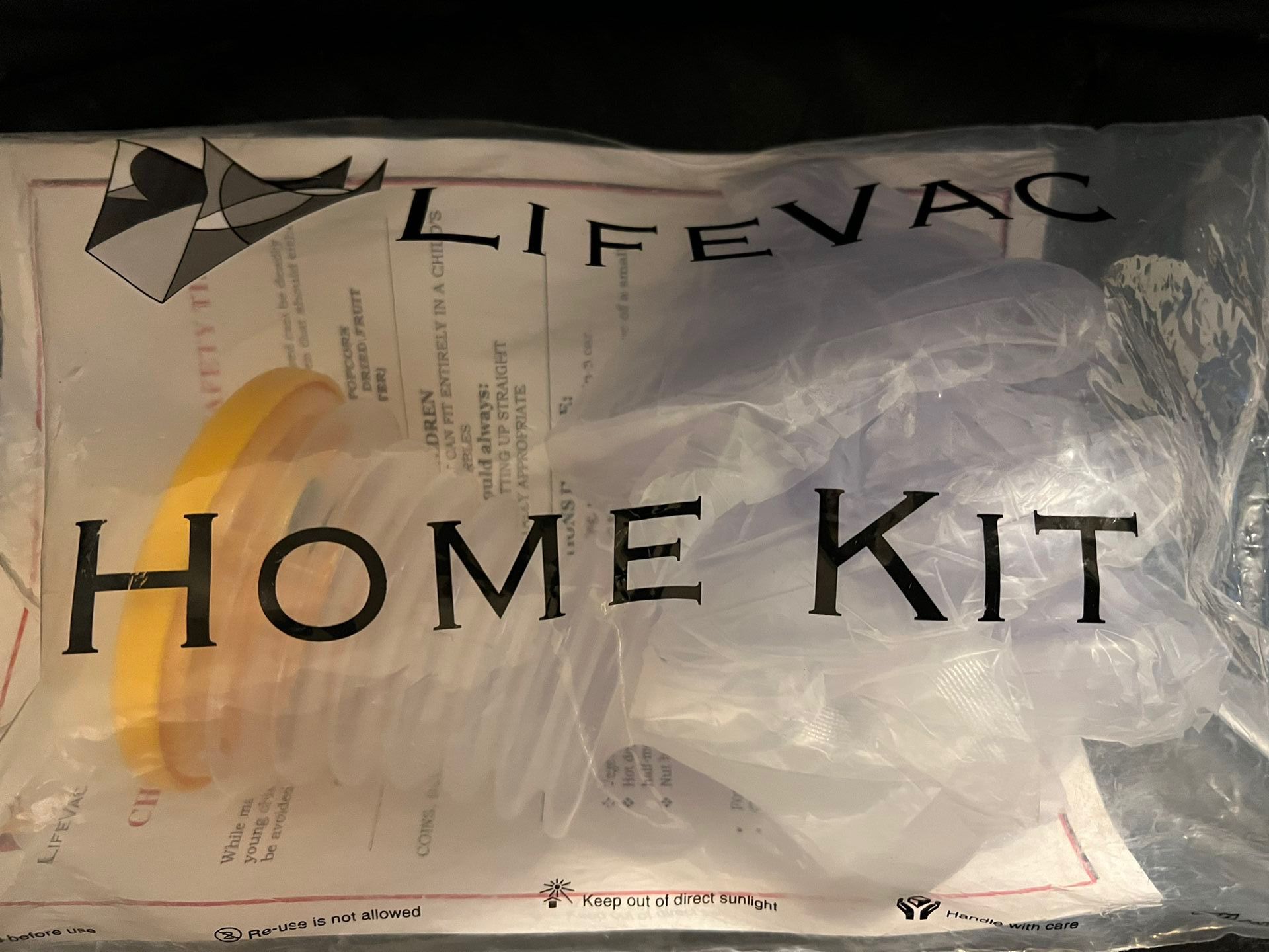 First Aid Choking Device/Life Vac Home Kit
