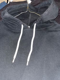 H&M Black And White Hoodie Sweater