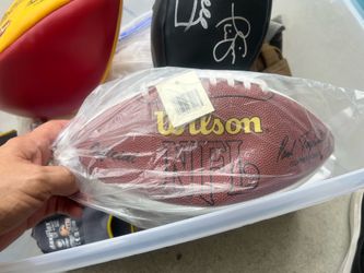 authentic Wilson autographed J Fiedler football