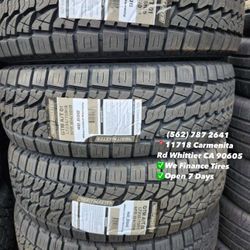 235/75R15 LT Gritmaster All Terrain Todo Terreno 15s Set of Tires Installed and Balanced Set de Llantas Nuevas Instaladas y Balanceadas