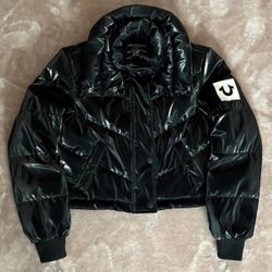 True Religion- Puffer Zip Up Cropped Women’s 