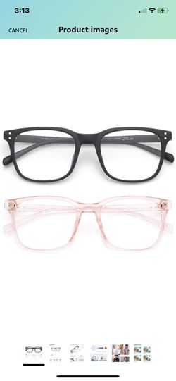 Livho Blue Light Blocking Glasses Computer Gaming Square Nerd Eyeglasses