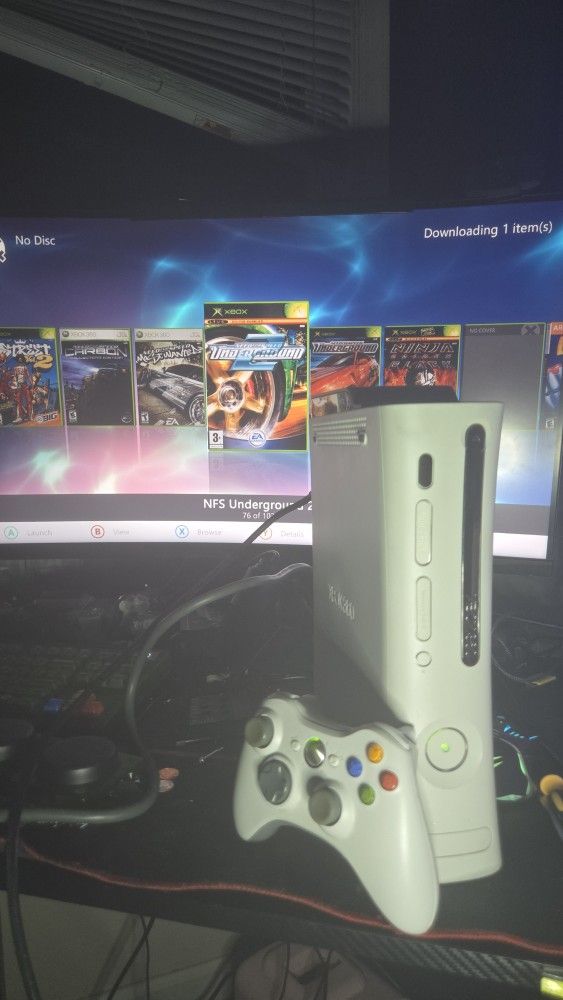 Xbox 360 Console With 100+ Original Games