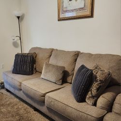 Couch And Big Chair W/Ottoman