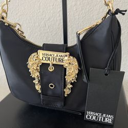 Versace Jeans Couture Black Shoulder Bag / Crossbody