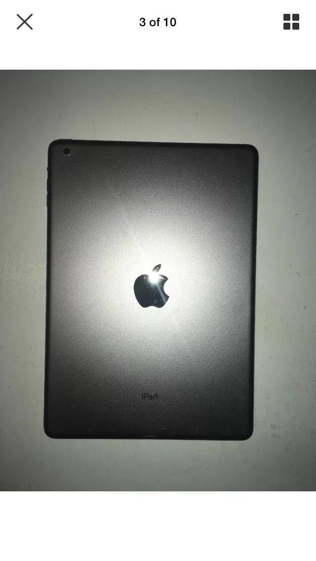 Apple iPad Air 1st Gen. 16GB, Wi-Fi, 9.7in - Space Gray BROKEN SCREEN